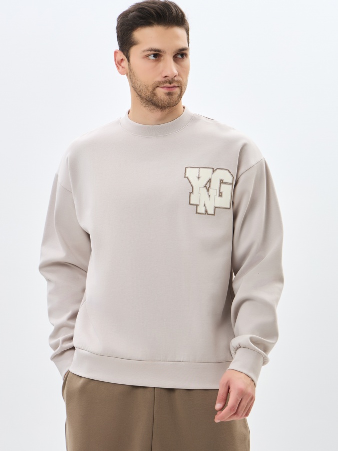 Hoodie qisqa uzunligi Whisper White XL SS24CR2-2-19783