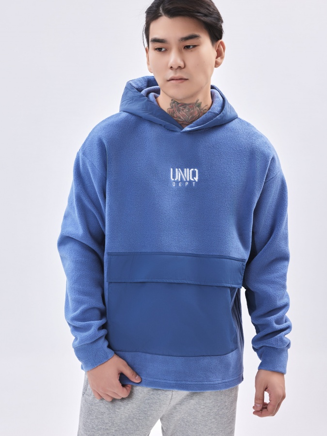 Sweatshirt qisqa uzunligi Blue S  AW23CA2N-2-19270
