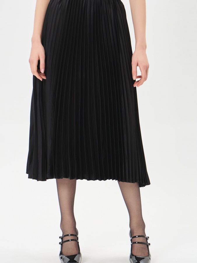Midi qora M yubka  AW23WYN-24041