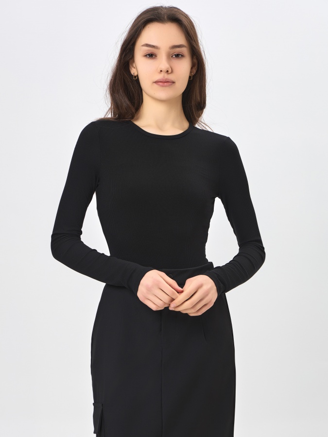 Qora L ayollar kostyumi  SS24WBA-52110