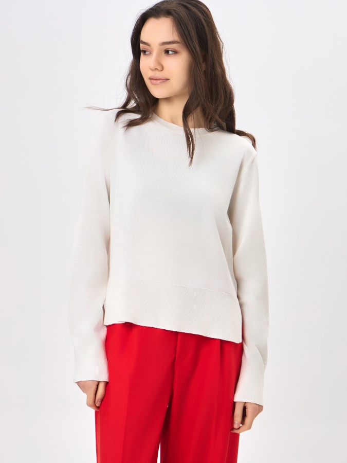 Whisper White XXL ayollar jumper uzun qisma SS24WKN-30113