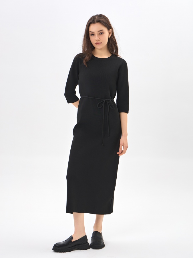Ko'ylak qisqa qisma qora S  SS24WKN-30121