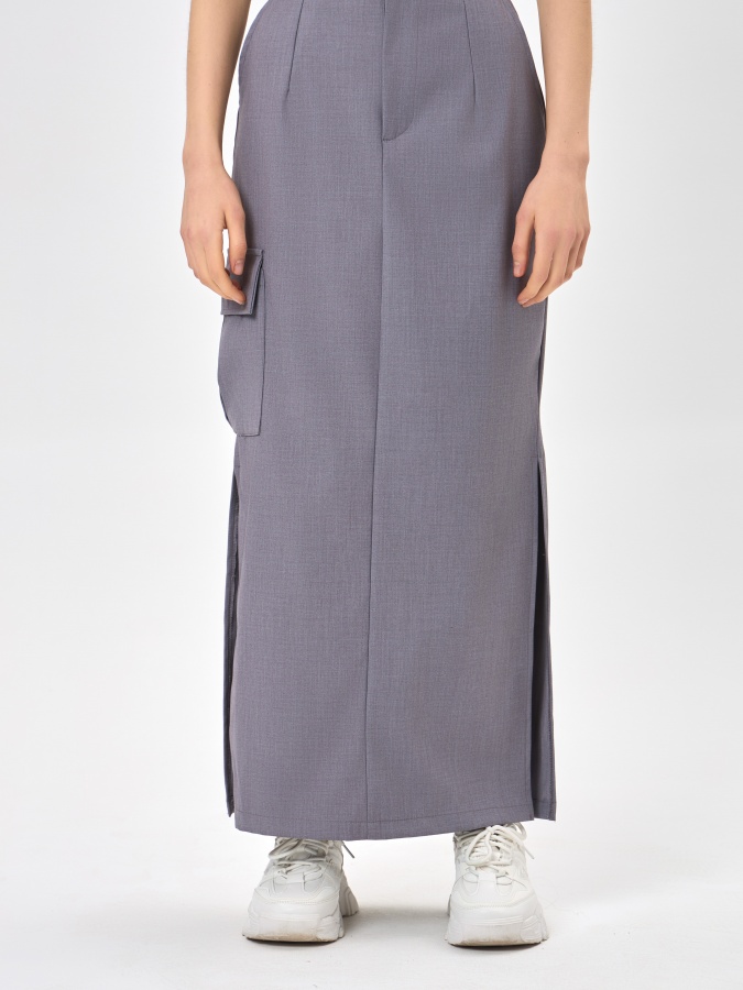 Maxi Light Grey XL yubka  SS24WES-21107