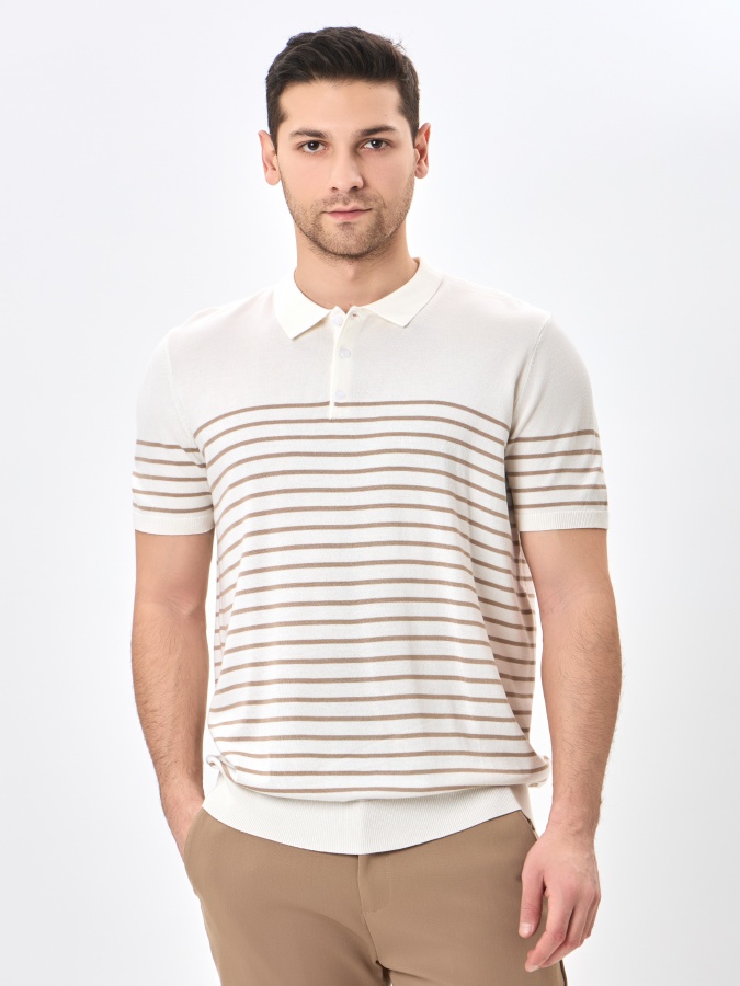 Джемпер короткий рукав Whisper White XL SS24CR2-29-20033