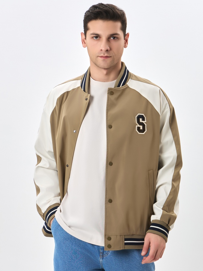 Ветровка короткая длина Beige M SS24CL1-27-19813