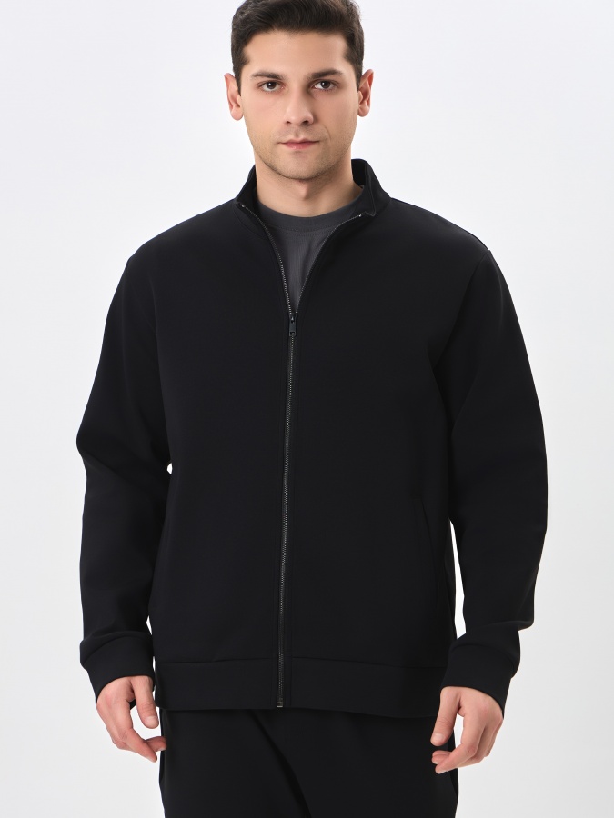 Олимпийка короткая длина Black XL SS24CR2-34-19826