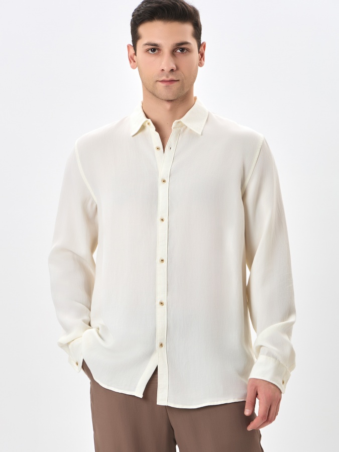 Рубашка длинный рукав Whisper White L SS24CR2-19-20036