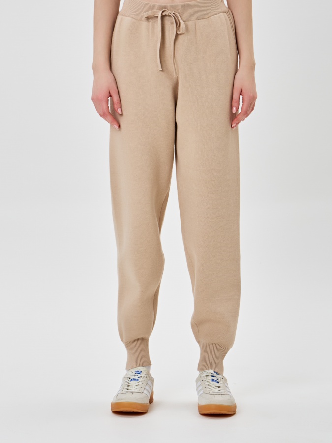 Beige s ayollar joggerlari  AW23WKN-30016