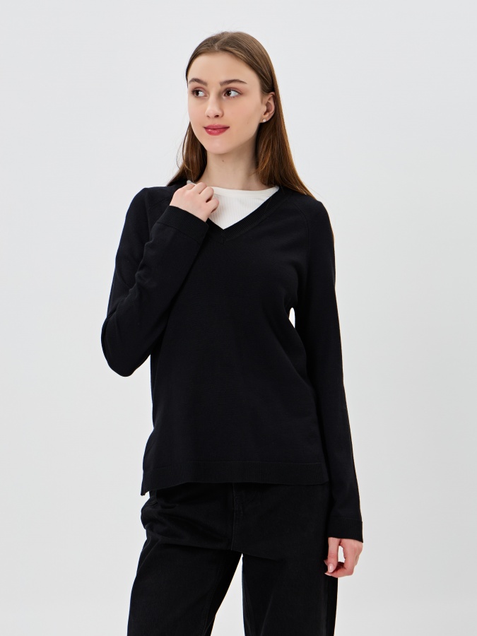 Женский джемпер Black S SS24WKN-30114