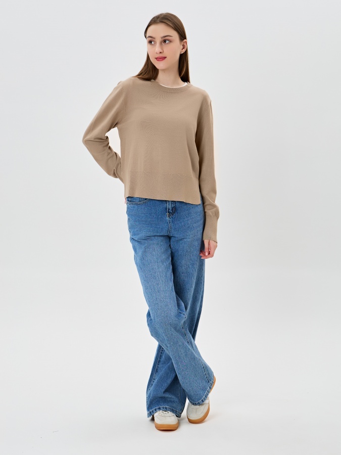 Camel m ayollar jumperi  SS24WKN-30113