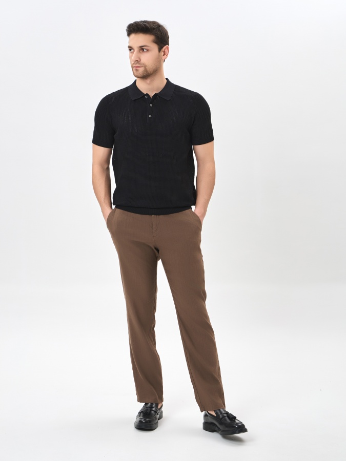 Jumper qisqa qisma qora XL  SS24CL2-17-20072