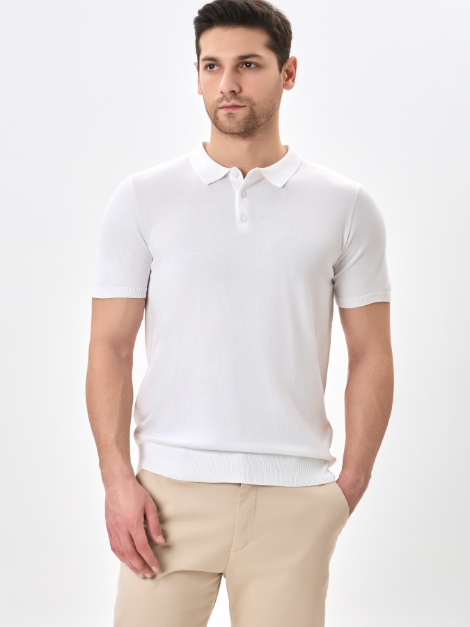 Jumper qisqa qisma oq L  SS23CA2N-29-12570