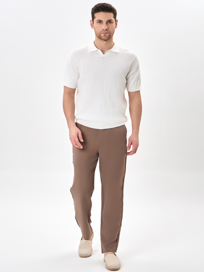 Джемпер короткий рукав White XL SS24CL2-29-20101