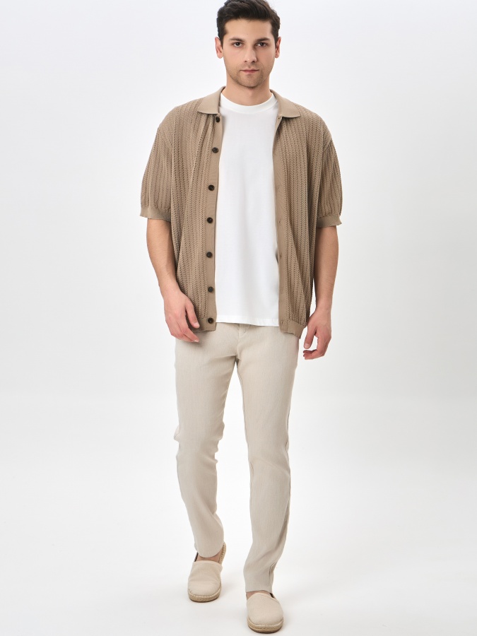 Jumper qisqa qisma Camel L  SS24CL2-33-20074