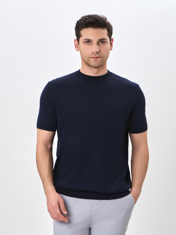 Jumper qisqa qisma Navy M  SS24BS2-29-19896