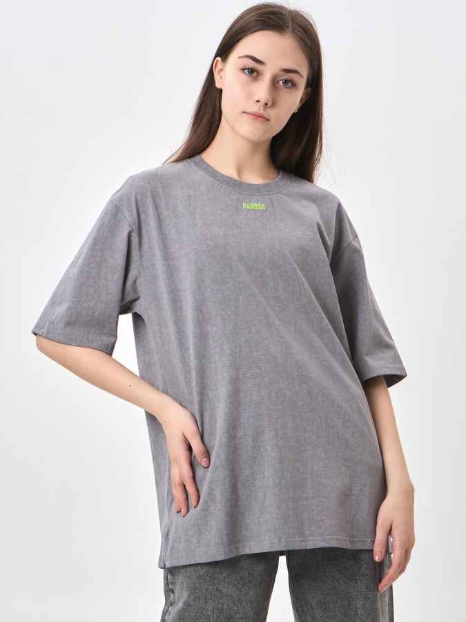 Grey XS ayollar futbolkasi   SS24WES-21205