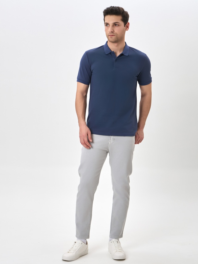 Polo Navy XXL qisqa qisma SS24BS2-17-19835