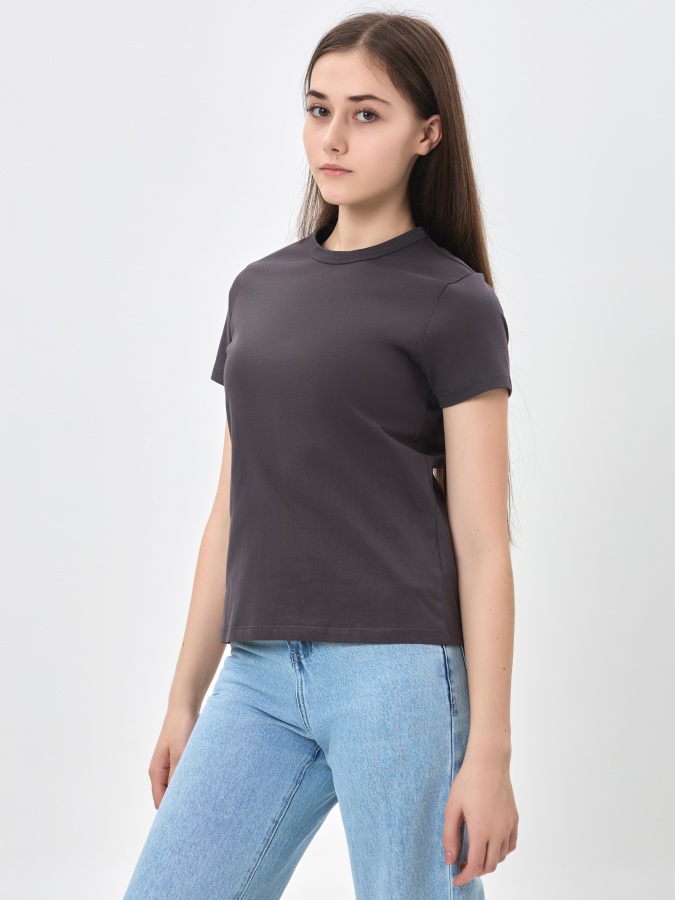 Dark Grey m ayollar futbolkasi  SS24WBA-52151