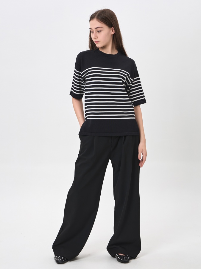 Qora s ayollar jumperi  SS24WKN-30119