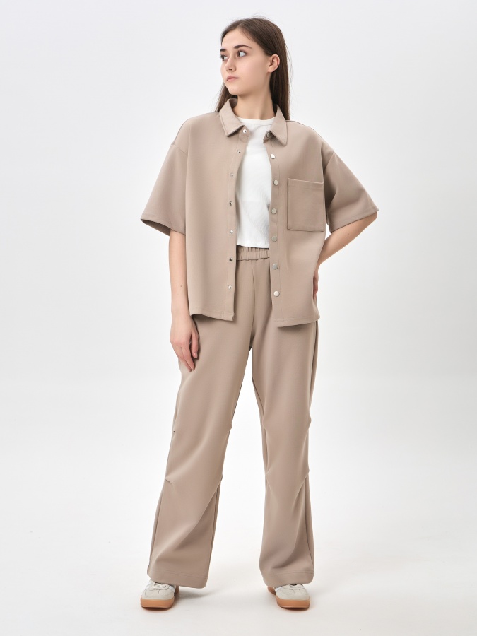 Beige s ayollar joggerlari  SS24WES-21187