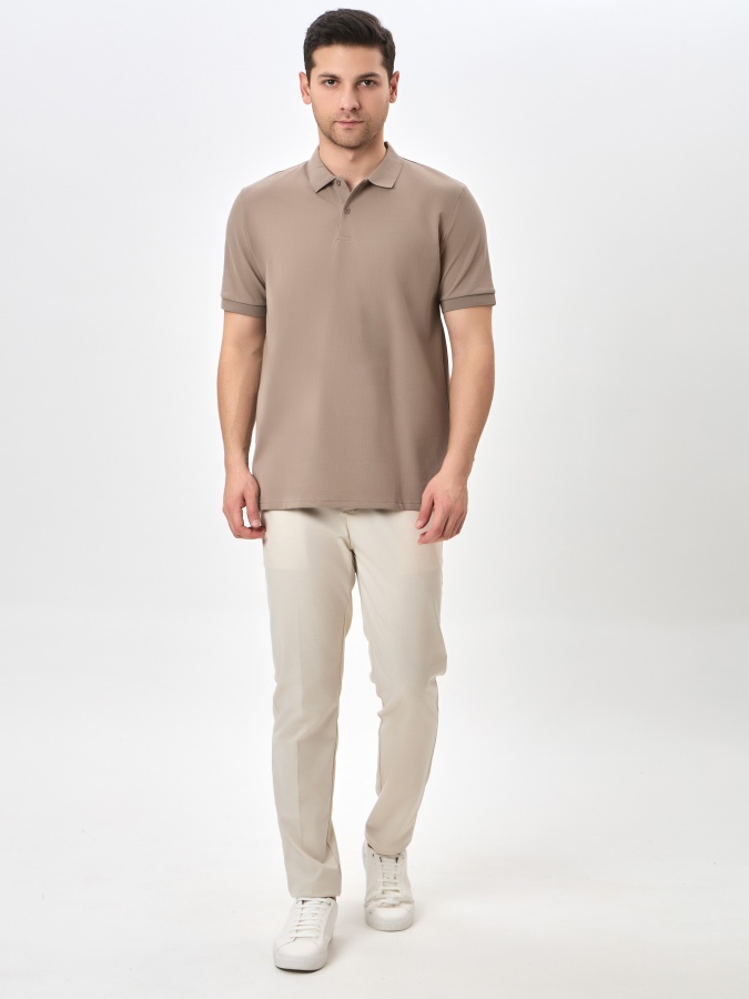 Polo qisqa qisma Beige L  SS24CR2-17-20105