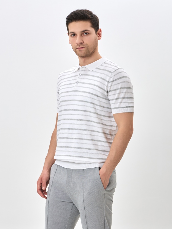 Джемпер короткий рукав Grey XL SS24CR2-29-20281