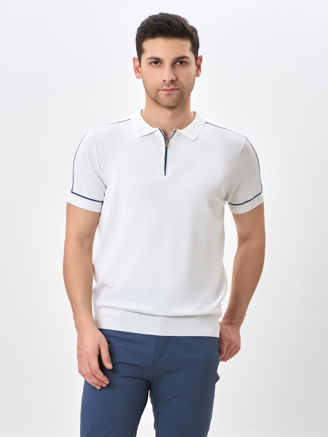 Jumper qisqa qisma oq S  SS24CL2-29-20115