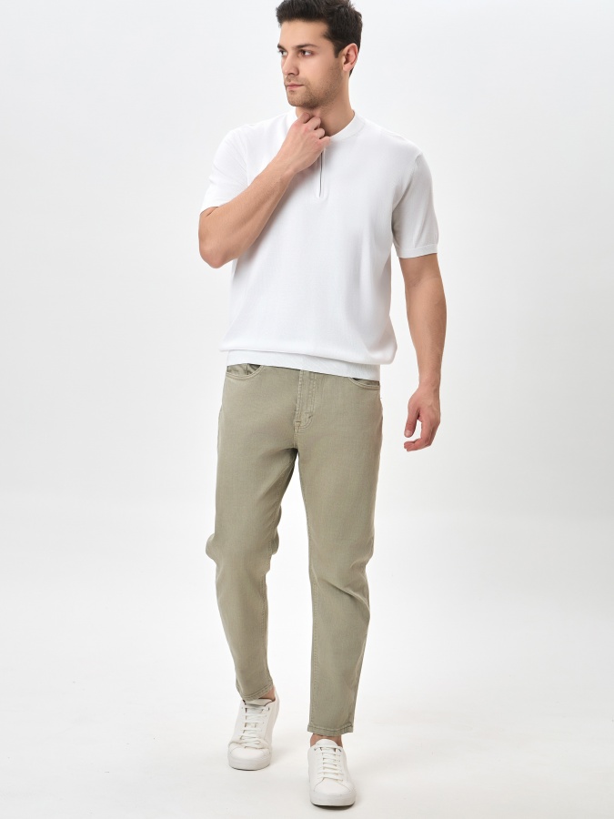 Jumper qisqa qisma oq L  SS24CR2-29-20282
