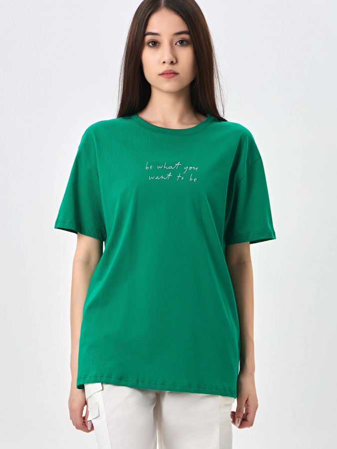 Green L ayollar futbolkasi  SS24WBA-52205