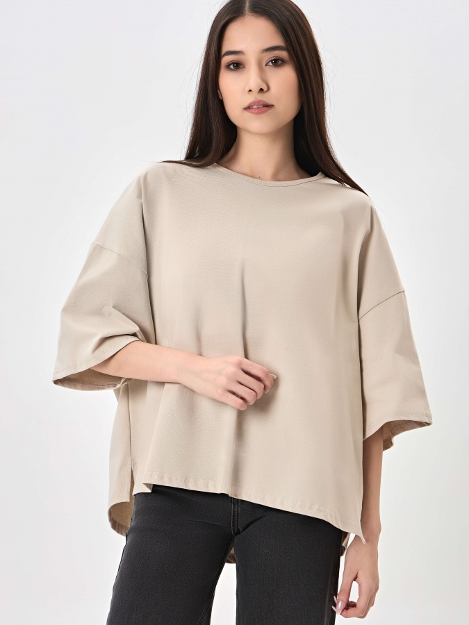 Женская футболка Beige XL SS24WBA-52120