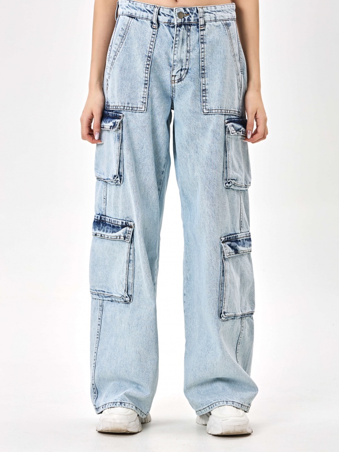 Light blue 44 ayollar jinsi shimlari  SS24WDE-42042