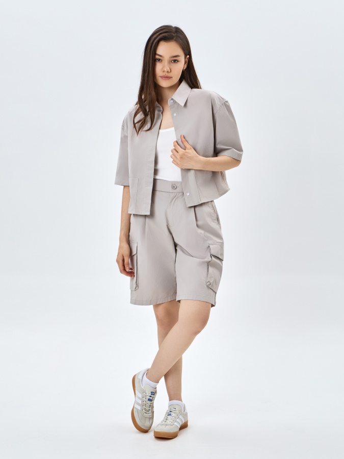 Beige XL ayollar ko'ylagi  SS24WES-21275