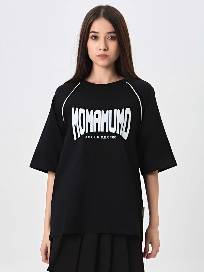 Женская футболка Black L SS24WES-21170