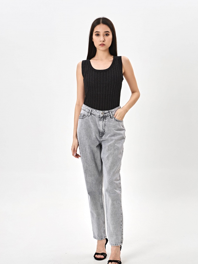 Женские джинсы Dark Grey 40 SS24WDE-42039