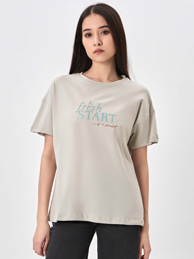 Женская футболка Olive L SS24WBA-52200