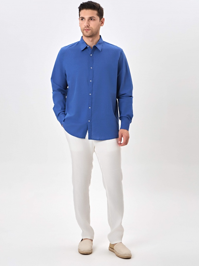 Рубашка длинный рукав Blue XL SS24CR2-19-20152