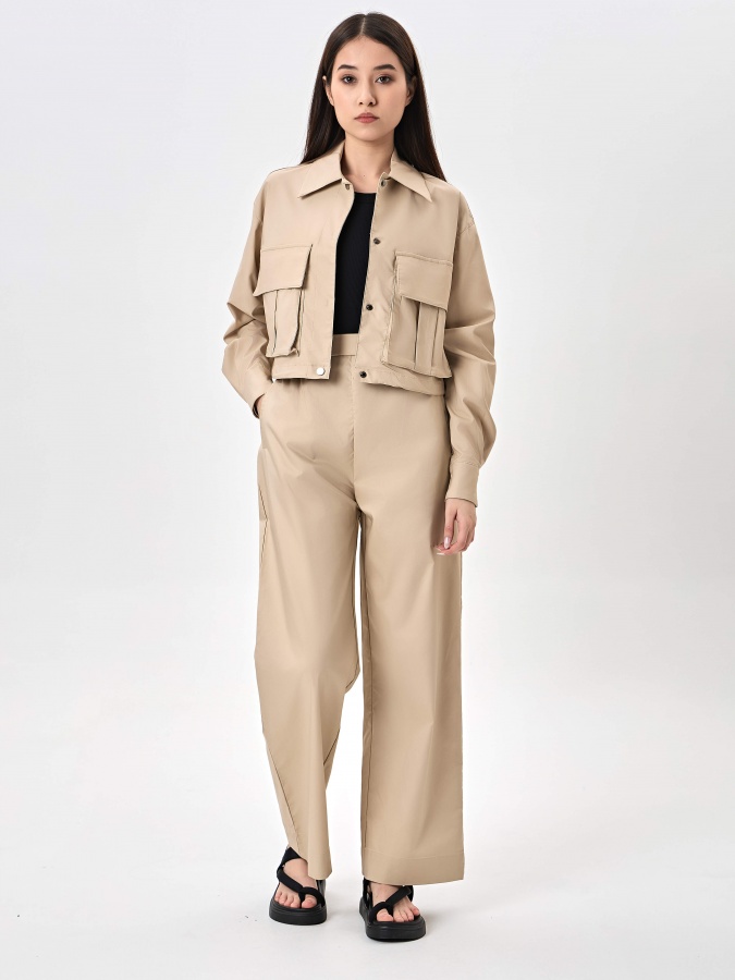 Beige XS ayollar shamol ishlab chiqaruvchisi  SS24WES-21131