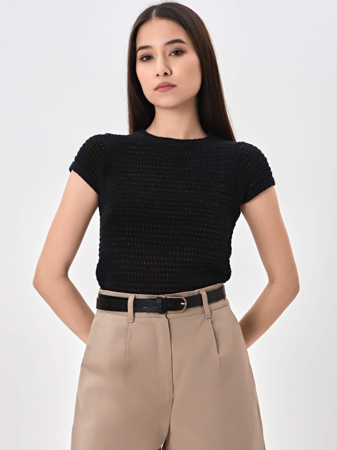 Женский джемпер Black S SS24WKN-30127