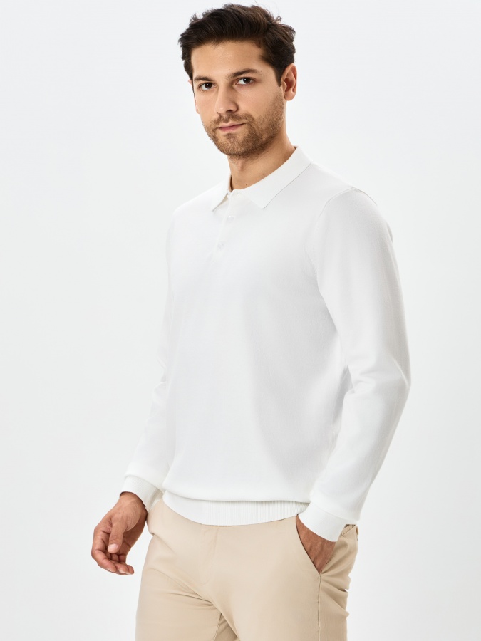 Jumper uzun qisma oq S  AW24CR2-29-20341