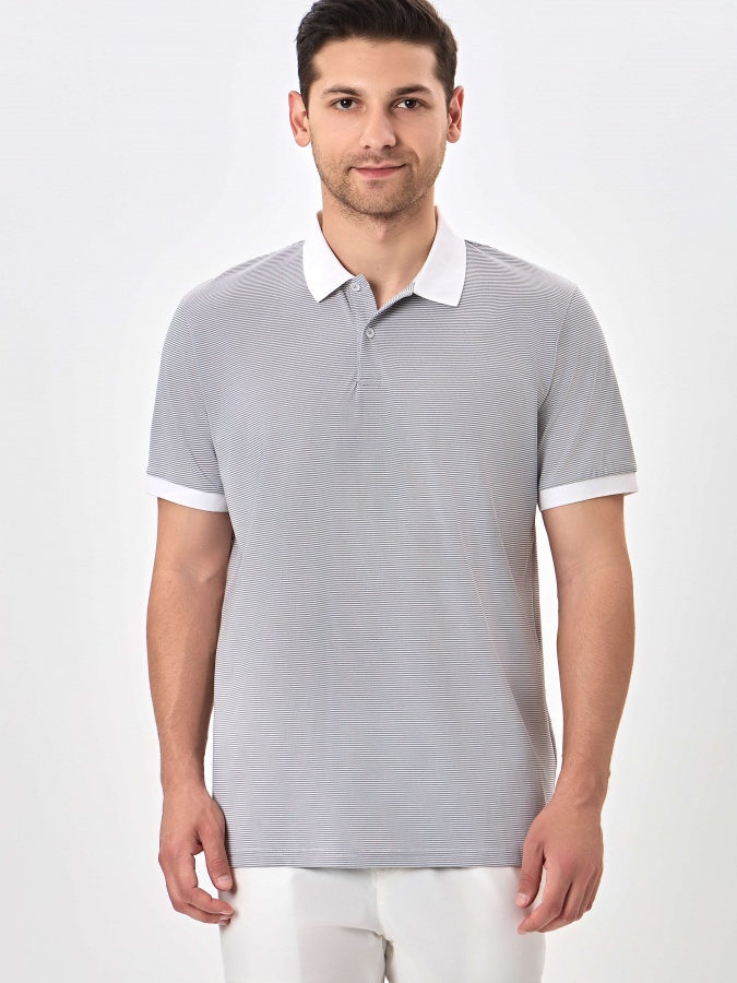 Polo Grey M qisqa qisma  SS24CL2-17-20159