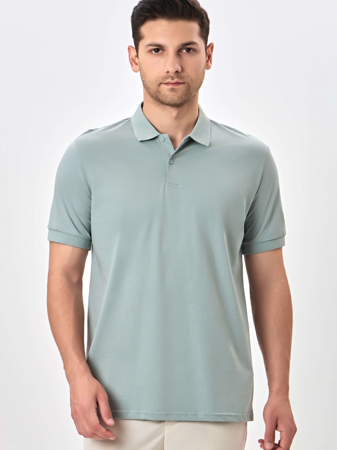 Polo qisqa qisma Menthol S  SS24BS2-17-19838