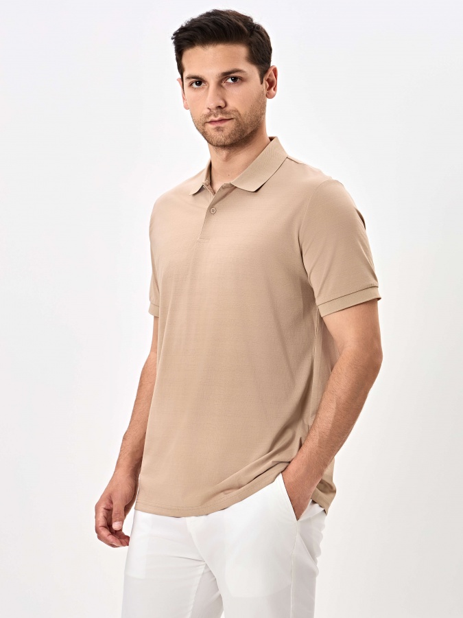 Polo Beige XL qisqa qisma  SS24CR2-17-20108