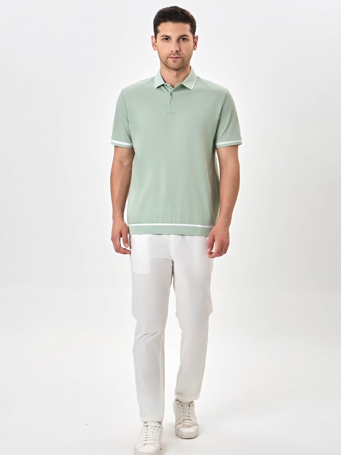 Polo qisqa qisma Menthol S  SS24CR2-17-20195