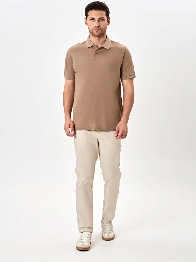 Polo Beige s qisqa qisma  SS24BS2-17-19838
