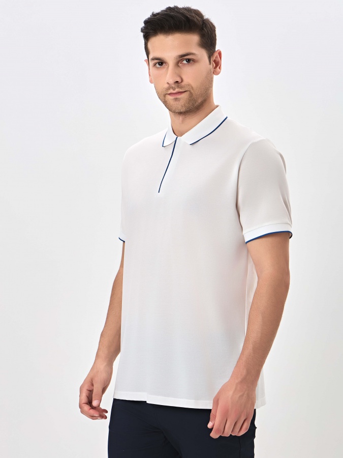 Polo qisqa qisma oq XXL  SS24CL2-17-20116