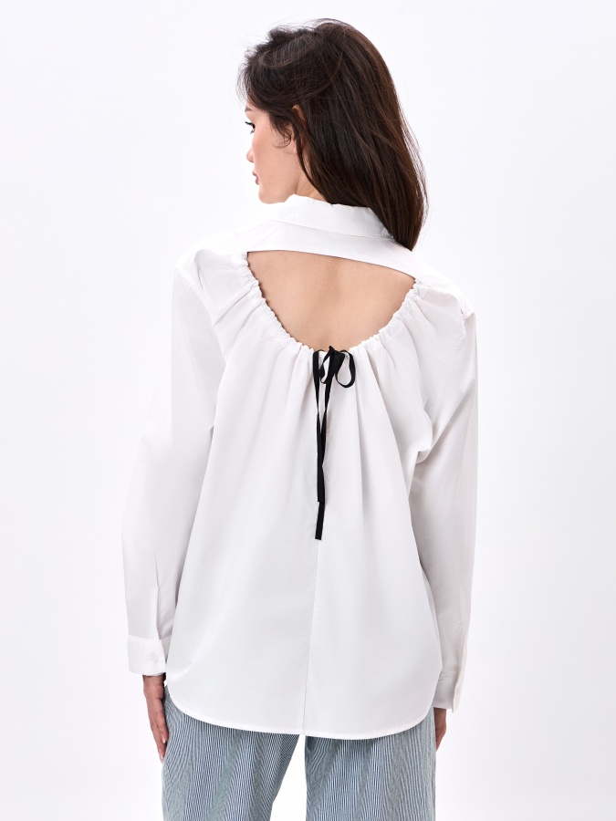 Женская рубашка White L AW24WES-21035