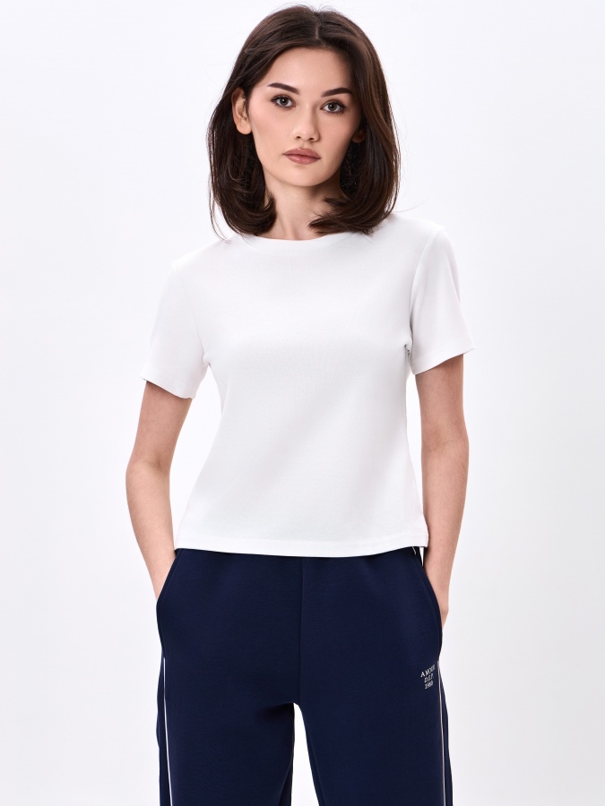 Женская футболка White S AW24WES-21026