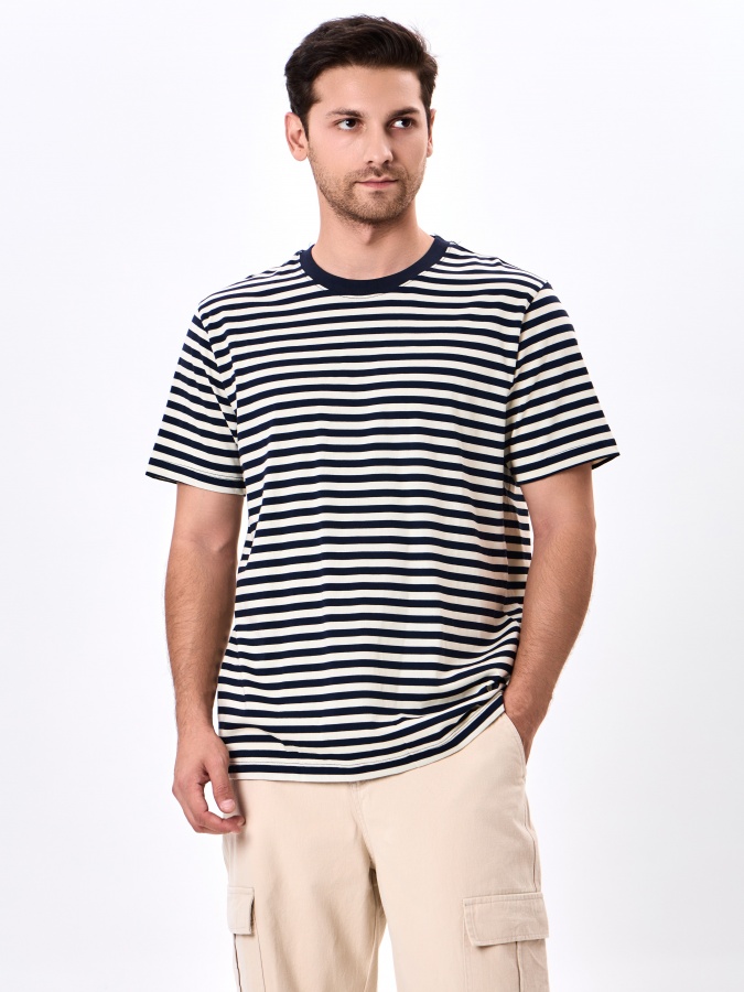 Futbolka qisqa yengli Navy S  SS24CR2-25-20692