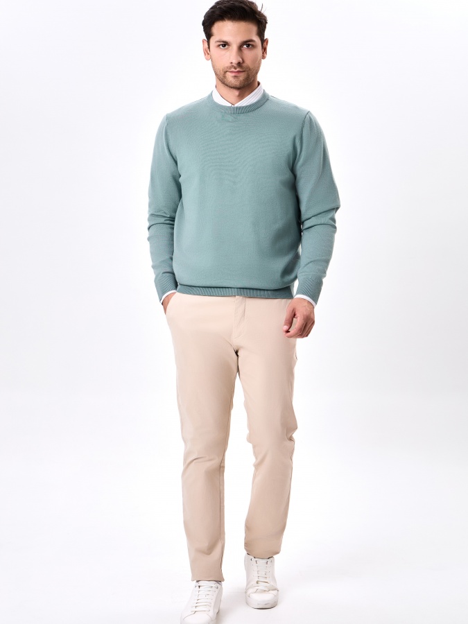 Jumper uzun qisma tuman yashil XXL  AW24BS2-29-20236