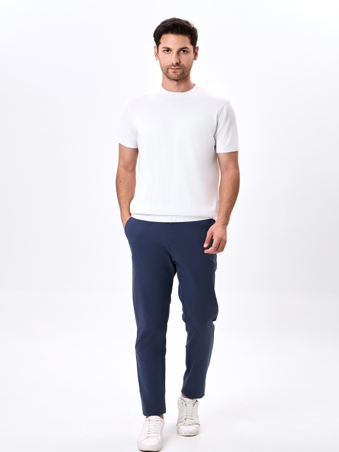 Джемпер короткий рукав White M AW24CR2-29-20237